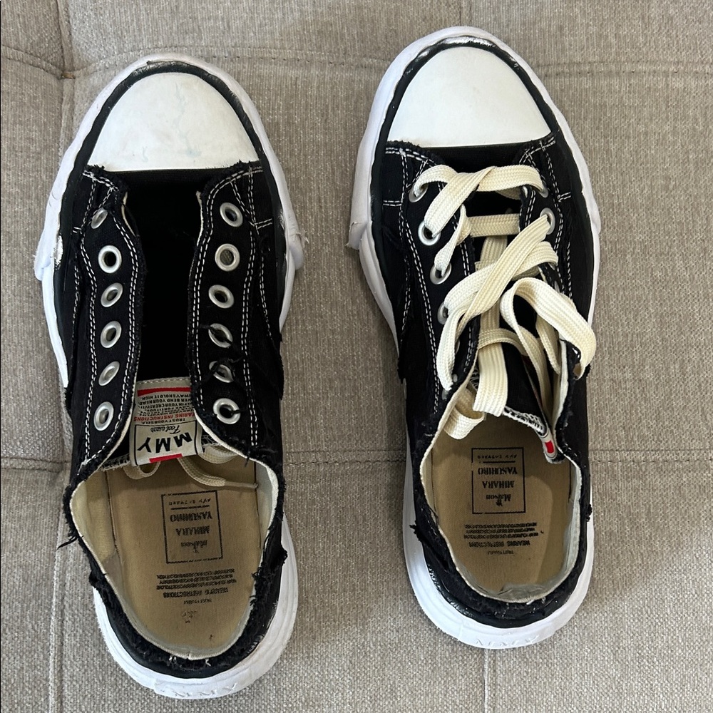 Miharayasuhiro Black and White Sneakers Size 41